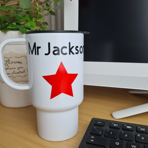 Personalised Teacher Ceramic Mug OR Travel Mug – It Takes a Big Heart - School Gift