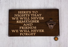 Load image into Gallery viewer, Personalised Gifts For Him - Personalised Bottle Opener - Friends