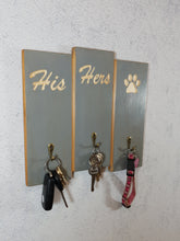 Load image into Gallery viewer, Personalised Gifts for Dogs -His hers and Dog Lead Holder
