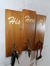 Load image into Gallery viewer, Personalised Gifts for Dogs -His hers and Dog Lead Holder