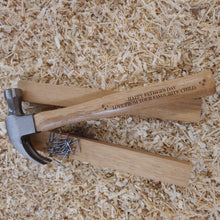 Load image into Gallery viewer, Personalised 16oz Hammer -Fathers Day