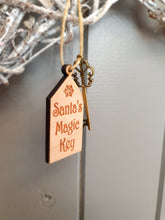 Load image into Gallery viewer, Wooden Magic Santa Key