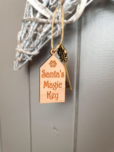 Wooden Magic Santa Key